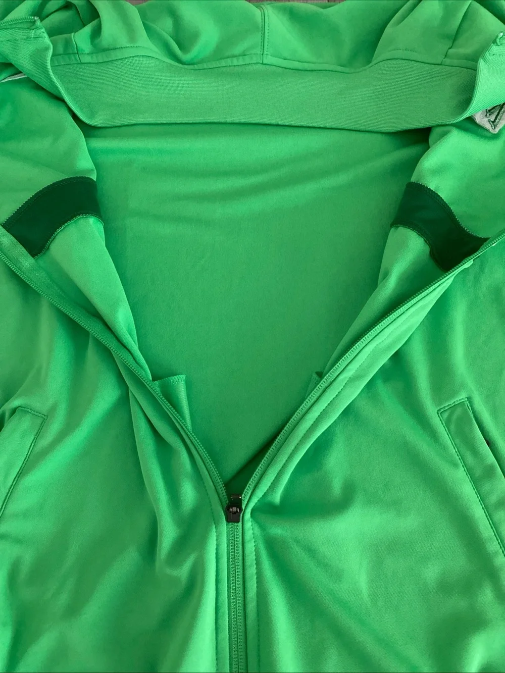 Nike Dri Fit Men’s Tampa Bay Rowdies Track Sweatshirt Full Zip Lime Green Large